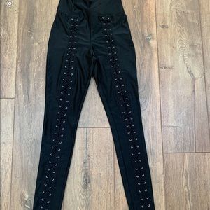 Lace up leggings